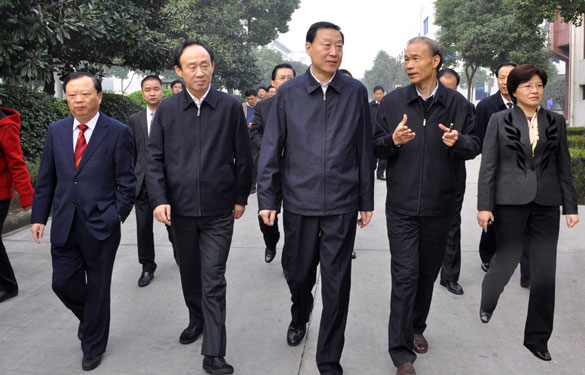 江苏省省长罗志军来大宝娱乐调研