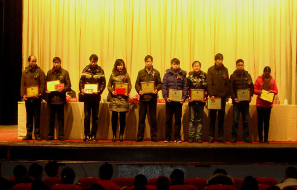 大宝娱乐2010年度优异员工