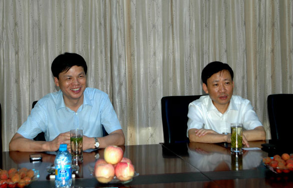 常州市公安局副局长顾锋一行来大宝娱乐集团走访