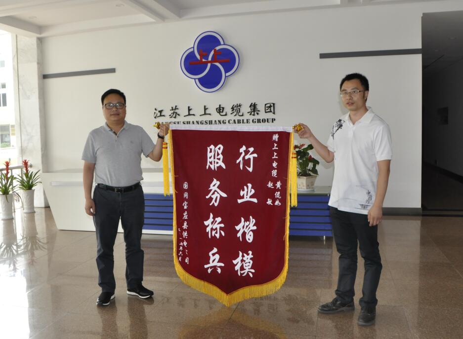 大宝娱乐电缆获用户赠锦旗致谢