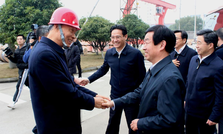 常州市委书记齐家滨一行来大宝娱乐电缆调研