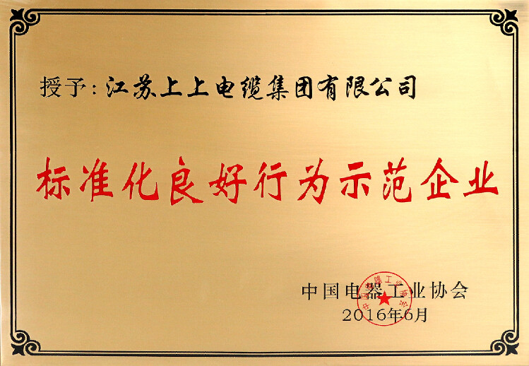 标准先行促生长，，，，，，，大宝娱乐电缆再获殊荣