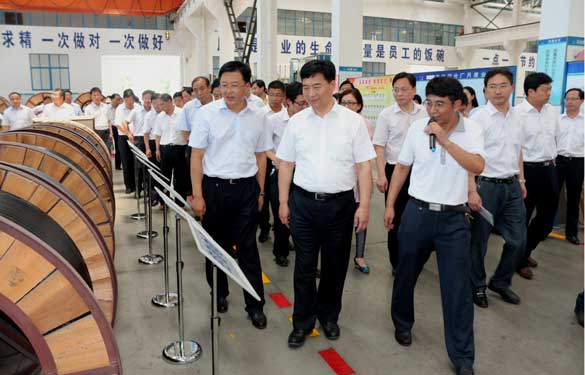 盱眙县党政代表团来大宝娱乐集团旅行考察