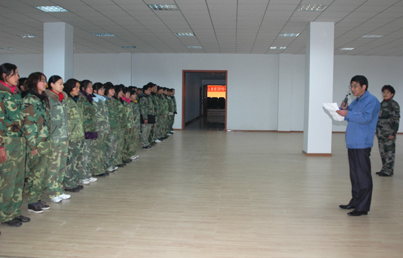 大宝娱乐新员工军训落下帷幕