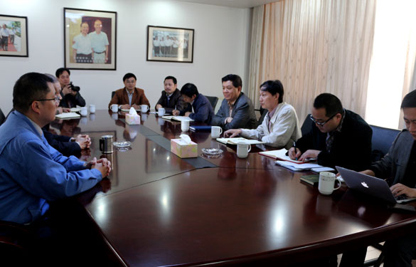 常州市地税局副局长宋伟一行来大宝娱乐电缆走访