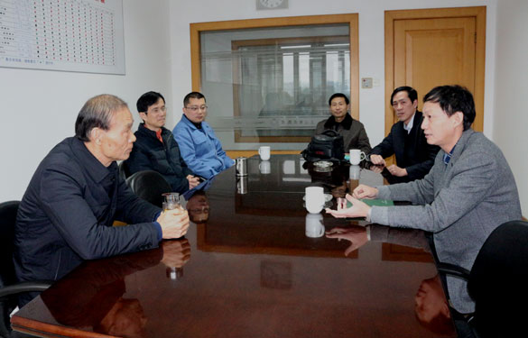 溧阳市地税局局长鞠嘹亮一行来大宝娱乐走访