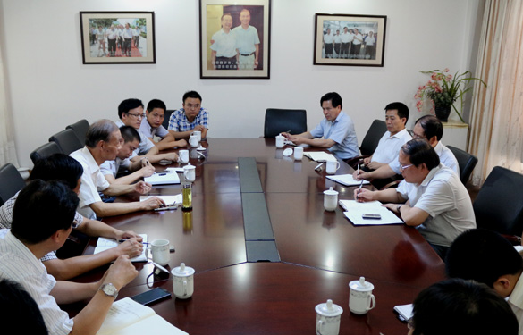 常州市副市长王成斌来大宝娱乐集团调研