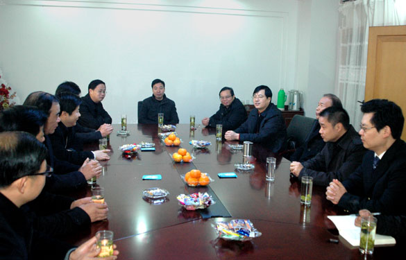 溧阳市代市长苏江华一行来大宝娱乐集团走访