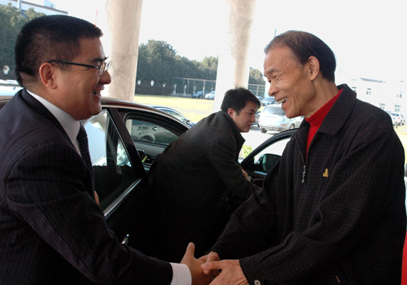 中国首善陈光标先生来访大宝娱乐集团