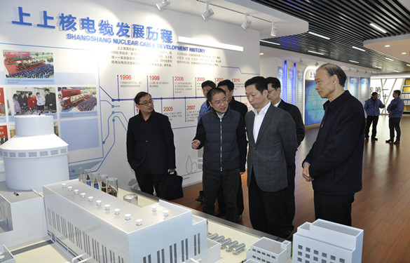 常州市委常委、纪委书记张春福一行来大宝娱乐电缆旅行考察