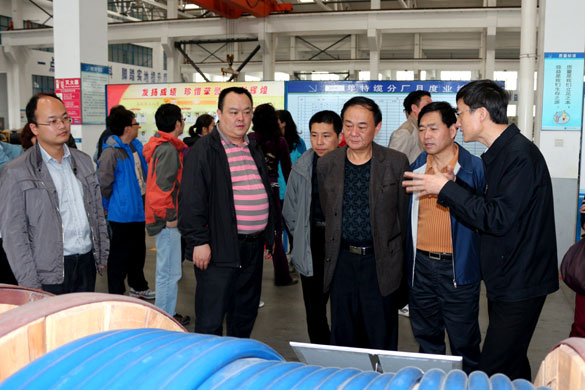 4月25日，，，，，，，常州市发改委向导一行30余人来大宝娱乐电缆旅行