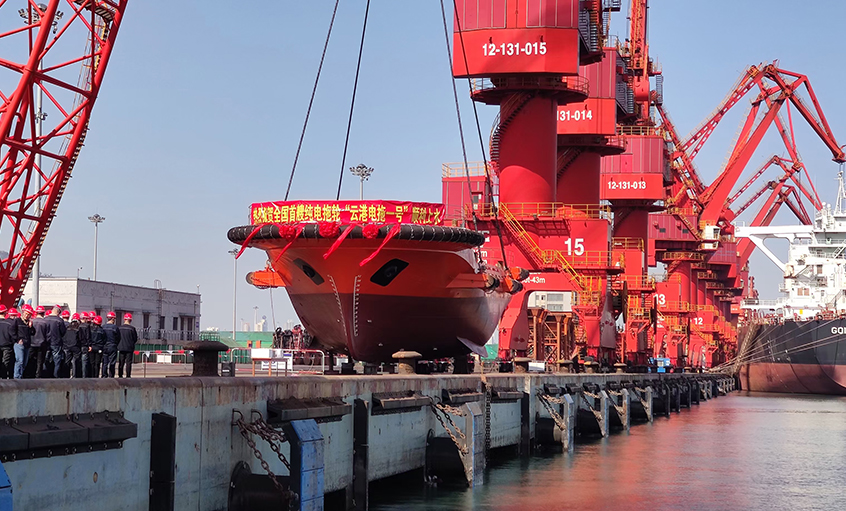 大宝娱乐电缆助力海内首艘纯电动拖轮“云港电拖一号”制作