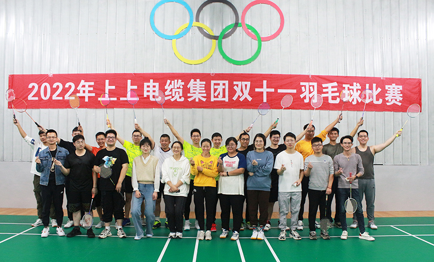 活力大宝娱乐，，，，，，，，谁“羽”争锋——2022年大宝娱乐电缆羽毛球赛落下帷幕