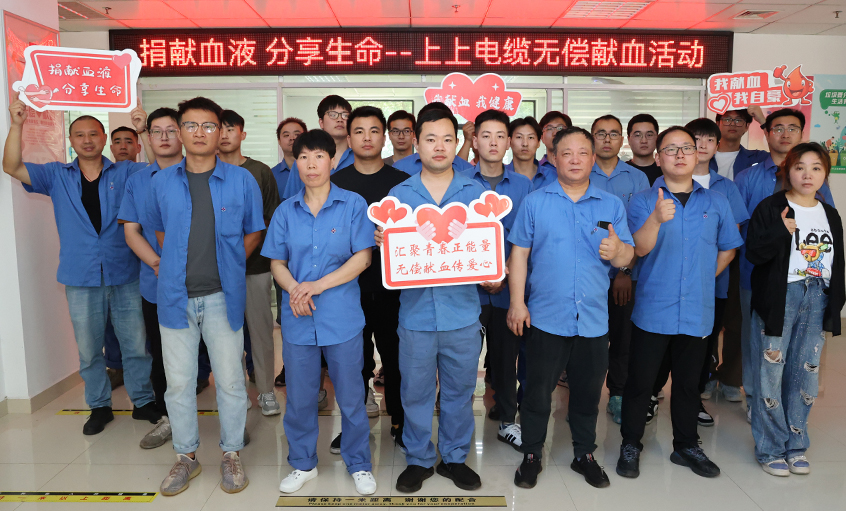 爱心整体献热血 无私贡献传温情 大宝娱乐电缆助力第20个“天下献血者日”