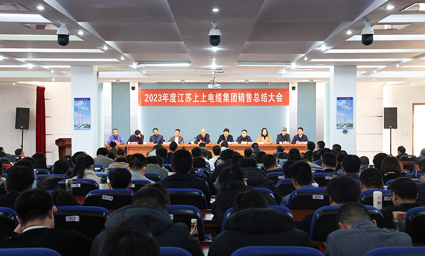 斗志高昂展宏图，，，，，，满弓紧弦再出发  ——大宝娱乐电缆召开2023年度销售总结大会