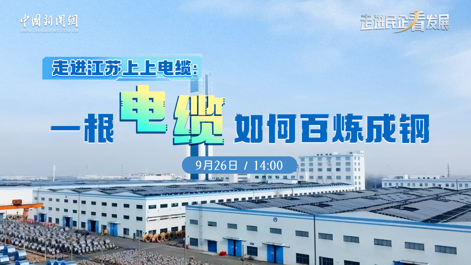 中新网 | 《走进民企看生长》栏目走进大宝娱乐探访电缆怎样“百炼成钢”